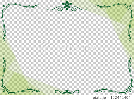綠色仿古框架背景 1 132441404