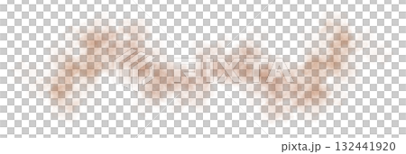 Wide panoramic fragment of dust and sand cloud with transparent background, realistic brown haze texture as part of desert sandstorm and wind erosion scene Wide panoramic fragment of dust and sand cloud with transparent background, realistic brown haze texture as part of desert sandstorm and wind erosion scene 132441920