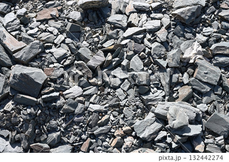Full frame background of stones and pebbles 132442274