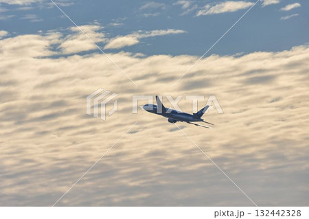 羽田空港の風景 離陸中の飛行機 東京都大田区 羽田空港の風景 離陸中の飛行機 東京都大田区 132442328