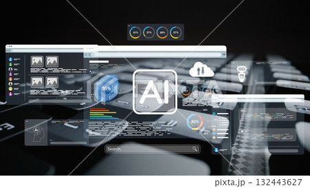 AI Brain Processing Data with Generative Artificial Intelligence Concept Muxer AI Brain Processing Data with Generative Artificial Intelligence Concept Muxer 132443627