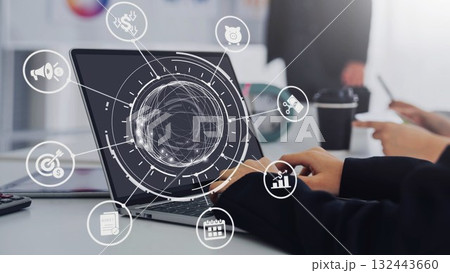 Budget planning and financial management strategy icons Gist Budget planning and financial management strategy icons Gist 132443660