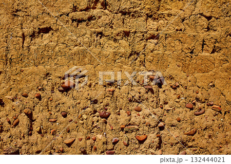 Way of saint James adobe mud walls at Palencia 132444021