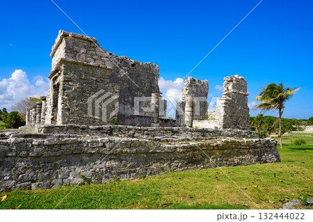 Tulum Mayan city ruins in Riviera Maya 132444022