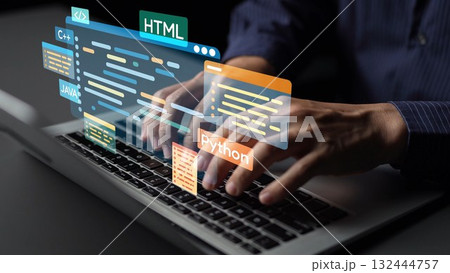 Programmer Coding with Digital Interface and Language Overlays Muxer 132444757