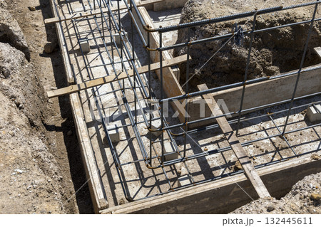 住宅建設 鉄筋工事 132445611