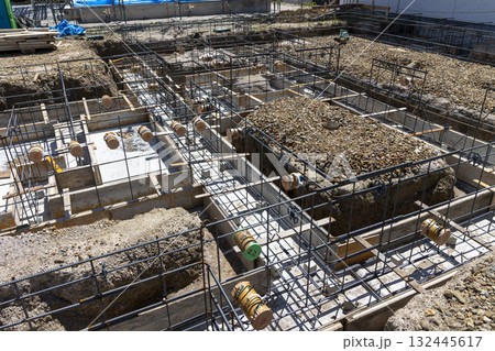 住宅建設 鉄筋工事 132445617