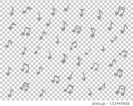 音符パターン(散りばめデザイン) 音符パターン(散りばめデザイン) 132445688