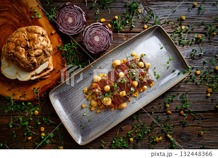 Jacks beef with corn USA recipe 132448366