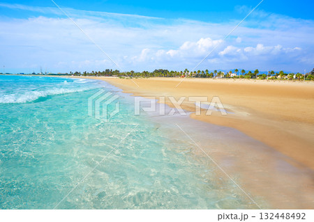 Burriana beach in Castellon of Spain Burriana beach in Castellon of Spain 132448492