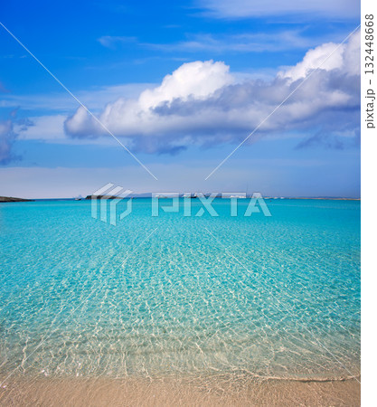Illetes Illetas beach in Formentera Balearic Islands 132448668