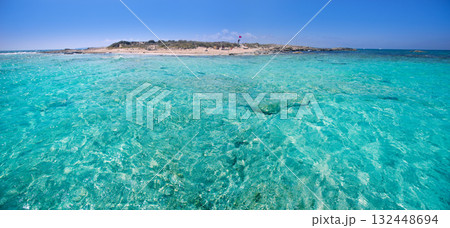 Formentera channel between Illetes and Espalmador island 132448694
