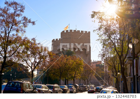 Torres de Serrano towers in Valencia Torres de Serrano towers in Valencia 132448703