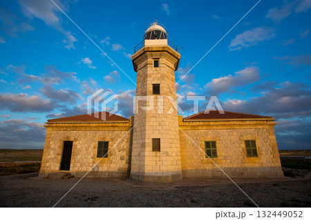 Menorca Punta Nati Faro lighthouse Balearic Islands Menorca Punta Nati Faro lighthouse Balearic Islands 132449052