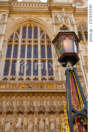 London Westminster Abbey facade 132449340
