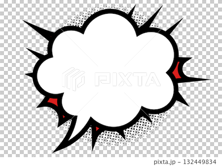 アメコミ風の吹き出し 132449834
