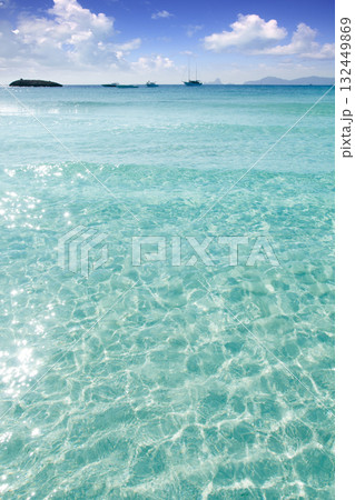 Illetes Illetas beach Formentera turquoise Mediterranean 132449869