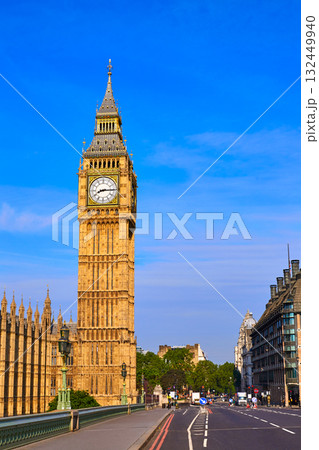 Big Ben Clock Tower in London England Big Ben Clock Tower in London England 132449940