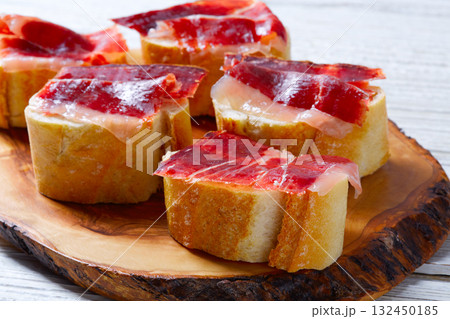 iberian ham from Spain tapas pinchos 132450185