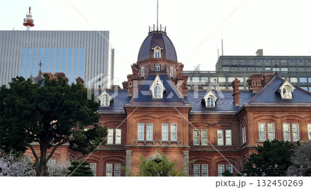 北海道札幌市の赤れんが庁舎(北海道庁旧本庁舎) 北海道札幌市の赤れんが庁舎(北海道庁旧本庁舎) 132450269
