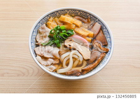 豚入りきのこうどん 豚入りきのこうどん 132450805