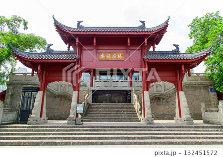 中国の四川省成都にある安順廊橋の美しい風景 132451572