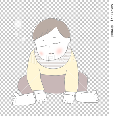 寝ている赤ちゃん 寝ている赤ちゃん 132452569