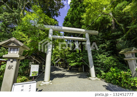 高千穂　天岩戸神社　西本宮　鳥居　宮崎県高千穂町 132452777