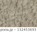 ふわふわ　グレージュ 毛布　テクスチャ素材	 132453693