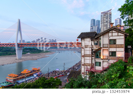 中国の重慶のとても美しい風景 132453974