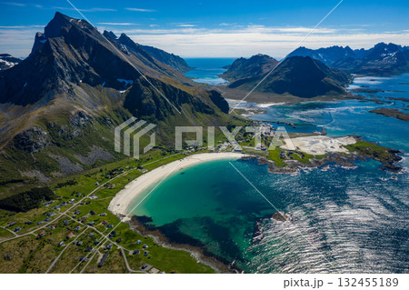 Lofoten is an archipelago in the county of Nordland, Norway. 132455189