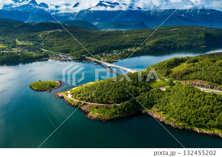 Whirlpools of the maelstrom of Saltstraumen, Nordland, Norway 132455202