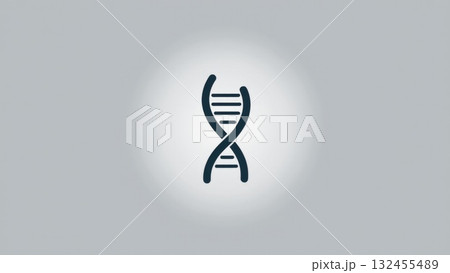 Minimalist DNA Helix Circular Emblem for UI Minimalist DNA Helix Circular Emblem for UI 132455489