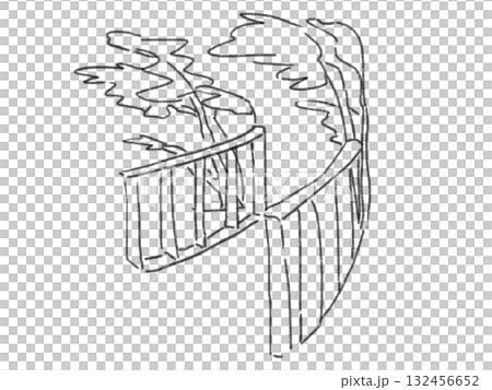 鉛筆画風のイラスト 鉛筆画風のイラスト 132456652