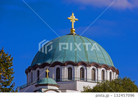 Old orthodox church dome Old orthodox church dome 132457096