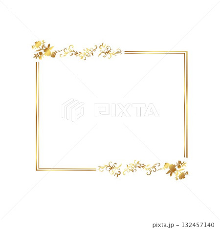 Elegant gold floral frame free Elegant gold floral frame free 132457140