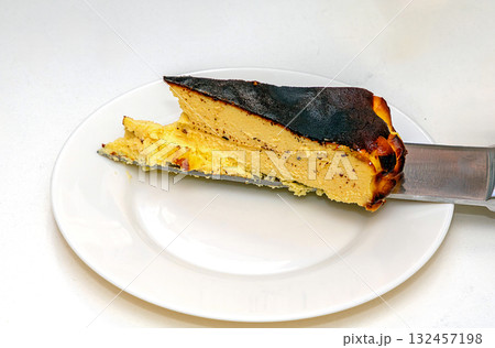 Basque burnt cheesecake Basque burnt cheesecake 132457198