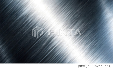 Shiny metallic background with brushed steel texture. 132459624