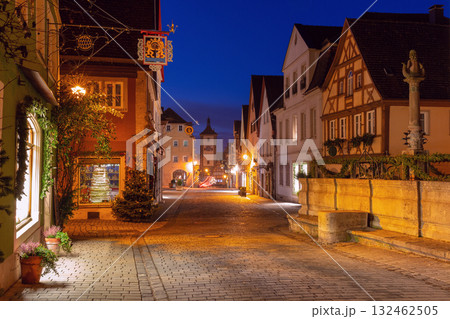 Rothenburg ob der Tauber at Christmas, Rothenburg, Germany 132462505