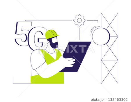 Field service abstract concept vector illustration. Field service abstract concept vector illustration. 132463302