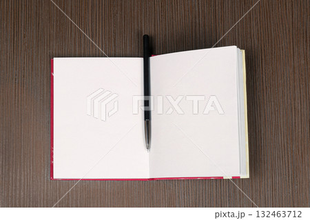 Open notebook pen Open notebook pen 132463712