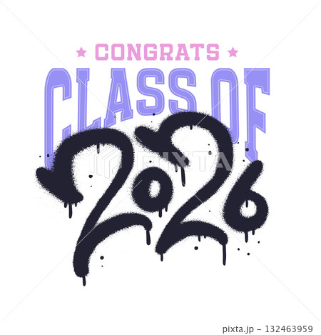 Congrats Class Of 2026 - T-shirt, Senior Class T-shirt, Graduate Saying, High School Shirt, University Tee, Class of 2026, Last Day Of School. Varsity letters with graffiti lettering grungy collage Congrats Class Of 2026 - T-shirt, Senior Class T-shirt, Graduate Saying, High School Shirt, University Tee, Class of 2026, Last Day Of School. Varsity letters with graffiti lettering grungy collage 132463959
