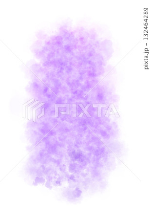 Vertical vibrant violet smoke column with soft edges isolated on transparent background realistic glowing mist effect 132464289