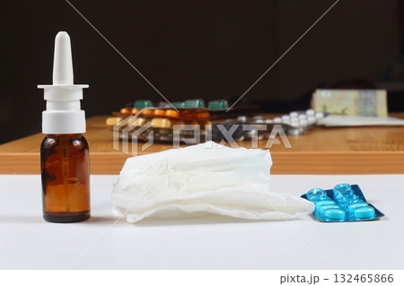 Runny nose treatment 132465866