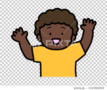 Happy black boy Happy black boy 132466093