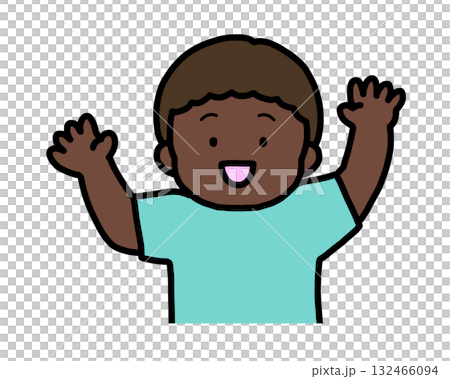 快樂的黑人男孩 快樂的黑人男孩 132466094