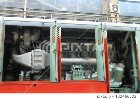 DD51形ディーゼル機関車に搭載されるDML61Z形ディーゼルエンジン 132466522