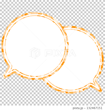 Stained glass style speech bubble, triangular pattern, overlapping conversation Stained glass style speech bubble, triangular pattern, overlapping conversation 132467151