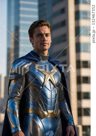 ヒーローのポートレート 132467352