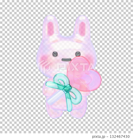 PuniPuni夢幻3D兔子圖標 132467430
